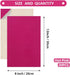 20PCS Self-Adhesive Velvet Fabric Flocked Fabric Sheets, DIY Velvet Fabric for Art & Crafts, Jewelry Box and Drawer Liner (A4 Size,Hot Pink)...