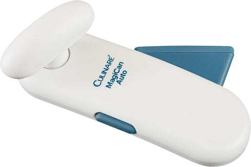 C10011 MagiCan Auto 2 Can Opener - Manual opener with a patented cutting system and a strong clamp mechanism for single-hand use, in white, 20 x 5...