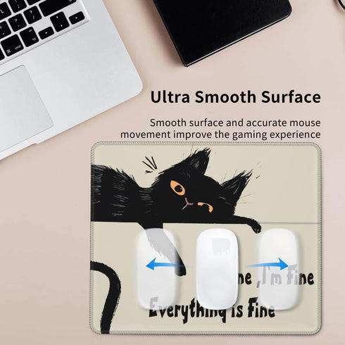 Cat Mouse Pad Cute Mouse Pad Funny Kawaii Rectangle Non Slip Rubber Mouse Pad for Computer and Laptop Mouse Mat for Working and Gaming...