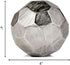 Modern Day Accents 3618 Facetado Silver Sphere, Filler Balls, Home Office, Room Decor, Desk, Tabletop, Modern Home Decor, Centerpiece, Decorative ...