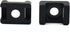 (100 Of Pack) Black 9mm Cable Tie Mount Base Saddle Type Mount Screw Wire Bundle Holder Base Holder Width Cable Large Size 0.75 inch...