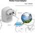 TESSAN Switzerland Travel Power Adapter, Type J Travel Plug Adapter with 2 USB & 1 American Grounded Outlet, Adaptor for US to Switzerland, Liecht...
