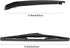 Rear Windshield Wiper Arm & Wiper Blade Set for Hyundai Santa Fe 2007-2012 Rear Windshield Back Wiper Arm Blade Replacement OEM Number 98811-2B000...