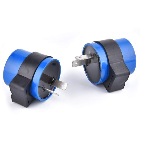 6V 12V Motorcycle Flasher 2 Pin Relay Turn Signal Indicator with Beeper Water Proof...