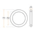 uxcell Fluorine Rubber O-Rings, 28mm OD 26mm ID 1mm Width FKM Seal Gasket for Machinery Plumbing, Green, Pack of 10...