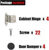 JQK 3/8 Inch Inset Cabinet Door Hinges Satin Nickel, 4 Pack 2 Pairs Flush Face Mount Cupboard Self-Closing Kitchen Cabinet Hardware Hinges with Do...