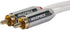 Monoprice Audio Cable - 3 Feet - White | Stereo Male to RCA Stereo Male Gold Plated Cable for Mobile...