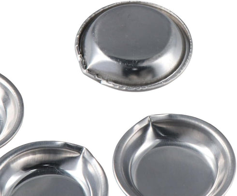 12Pcs Paint Palette for DIY Art Craft Painting, Stainless Steel Mini Metal Paint Tray Pigment Mixing Plate Painting Supplies...