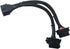 OBD2 Splitter Extension Cable Adapter, 16 Pin OBDII Extension 1 Male to 2 Female Extender Cord Adapter, Underdash Splitter Cable for Most Vehicles...