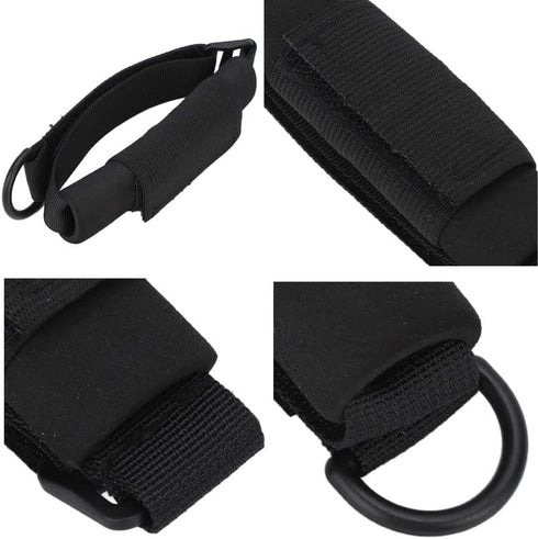 Disabled Eating Aids Utensil Holders Eating Assistance Hand Cuff for Holding Spoon, Fork, Cutlery Adjustable Nylon Gripping Strap for Limited Mobi...