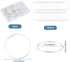 120Pcs 30mm Small Round Earring Finding Hoop Earrings Findings Silver Brass Open Bezel Back Frames Round Beading Ears Components for DIY Necklaces...