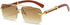 Gleyemor Mens Sunglasses Fashion Rimless Rectangle Sunglasses Square Frameless Sunglasses for Men...