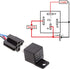 ESUPPORT Car Relay 12V 40A SPST 4Pin Switch Socket Plug Wire Harness Automotive Pack of 5...