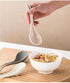 Ramen Spoons, Ceramic Asian Soup Spoon, Japanese Spoons for Kitchen, Pho, Dumpling, Noodles, Wantan, Miso, No slip into soup - 6.6 Inch, Mix clolo...