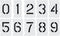 Pavement Stencils 6 Inch Numbers Interlocking Stencil Set, Curb and Median Stencils Templates, Commercial Stencils, Pro-Grade Material Thicknesses...