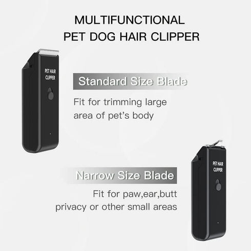 Feet Hair Trimmer, Dog Clippers,Quiet Washable USB Rechargeable Cordless Dog Grooming Kit,Electric Pets Hair Trimmers Shaver Shears for Dogs and C...