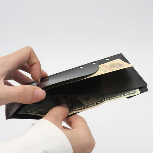 NatSumeBasics 12pcs Black A6 Binder Pocket Dividers with Label Sticker A6 Cash Envelopes for 6 Ring Budgeting Binder Inserts Supplies Accessories ...