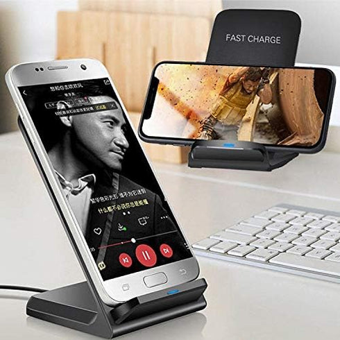 BoxWave Charger Compatible with Unihertz Titan - Wireless QuickCharge Stand (10W), No Cord; no Problem! Charge Your Phone with Ease! for Unihertz ...