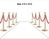 Red Carpet Floor Runner Hollywood Party Decoration Fabric 100 GSM (White, 2x15 Feet)...