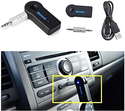 Bluetooth Receiver 5.0 Wireless Audio Receiver, 3.5mm Jack AUX car Audio/Wired Headset/Home Stereo System Compatible, can be Connected to Smartpho...