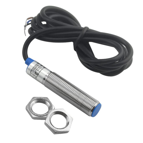 WMYCONGCONG 2 PCS M12 Sensor Inductive Proximity Sensoring Switch NPN NC(Normally Close) LJ12A3-2-Z/BX DC 10-30V 200mA...