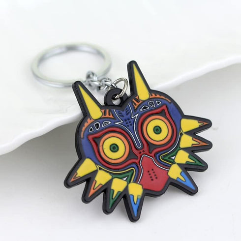 2pcs Majora's Mask + Hylian Shield Keychain Keyring Jewelry Pendant...