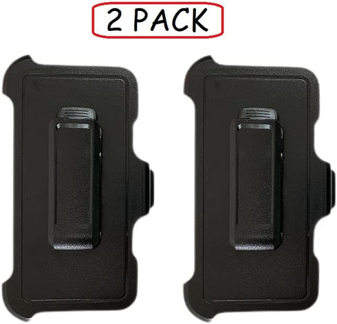 2 Pack Holster Belt Clip Replacement Compatible with OtterBox Defender Series Case for Apple iPhone XR (6.1") ONLY (Belt Clip Only, Not Including ...