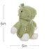 Apricot Lamb Baby Dinosaur Soft Rattle Toy, Plush Stuffed Animal for Newborn Soft Hand Grip Shaker Over 0 Months (Dinosaur, 6 Inches)...