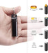 4 Packs Aluminum Pill Box Case and Designed Earplugs Storage (red,Black,Silver and Blue)...