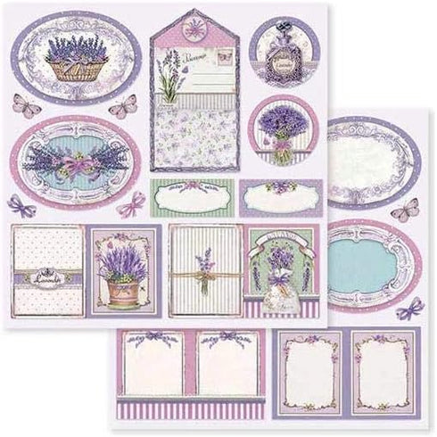 STAMPERIA INTERNATIONAL, KFT PAPER PAD 8X8 10PK PROVENCE, 20.3 x 20.3 (8" x 8"), Multicoloured...