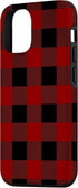 iPhone 12/12 Pro Buffalo Plaid Check Tartan Pattern Lumberjack Flannel Case...