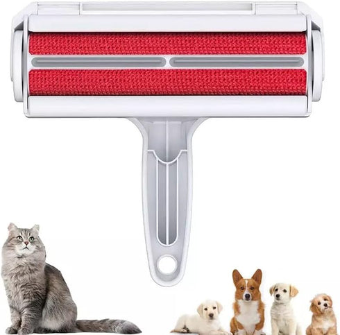 Woof woof Pet Hair Remover - Reusable Cat and Dog Hair Remover for Furniture, Couch, Carpet, Car Seats or Bedding - Portable, Multi-Surface Lint R...