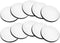 WIRESTER White Absorbent ROUND Fabric Felt Neoprene Sublimation Blank Car Coasters for Drinks (2.87 inches), 10 pcs Set...