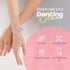 Infinity Collection Dance Charm Expandable Bangle Bracelet, Silver, I Love Dancing...