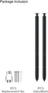 2PCS Galaxy S22 Ultra Pen for Samsung Galaxy S22 Ultra 5G S Pen Touch Screen Stylus Pen Replacement for Samsung Galaxy S22 Ultra NO Bluetooth (Bla...