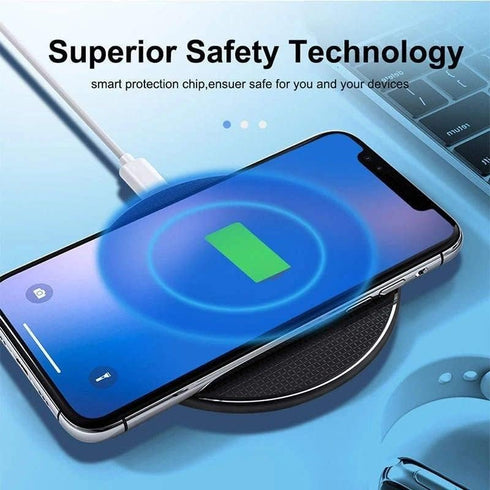 Unique and Elegant Wireless Charging pad Wireless Standard Compatible with Any iPhone Model...
