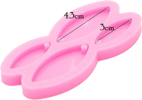 Super Glossy Tear Drop Hoop Earrings Resin Mold, Silicone Earring Mold for Epoxy Resin Jewellery Making Craft...