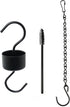 Hummingbird Feeder Accessories Have 1x Hook, 1x Brush and 1x Hook Chain, Black...