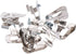 10pcs Power Tool Accessories Drill Clamp, Stainless Steel Drive Hook Suitable For 12v/18v Drill Impact Wrench Waist Buckle Buckle...