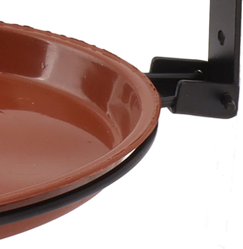 TOPINCN Tree Mount Bird Tray, Tree Mounted Bird Feeder Easy to Install for Backyard (2 Pot and 2 Bracket)...