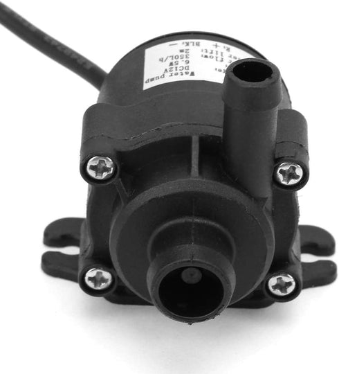 Oumefar DC 12V Brushless Water Pump Plastic Micro Submersible Pump 2 Meters Fountain pump for Fish Tank Pumping...