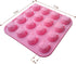 Silicone Chocolate Mold, Silicone Candy Jelly Ice soap Molds Cake Baking Mold of 16-Cavity Cute Animal'Different Face Piggy (2 Sets)...