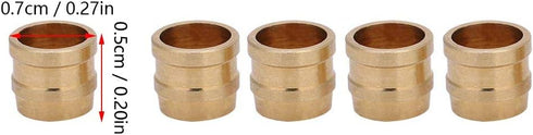Olive and Connecting Insert, Hydraulic Brake Barb Olive, Mountain Bike Olive Barb, Brake Hose and Brass Connection Insert Kit for Hydraulic Disc B...
