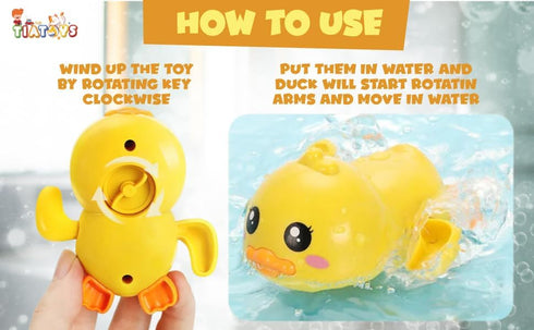 Duck Bubble Bath Toy with Musical Ducklings | Toddler & Kids Bubble Machine | Fun Bathtub Toys with Swimming Duck Toys | Safe & Joyful Toddler Bat...