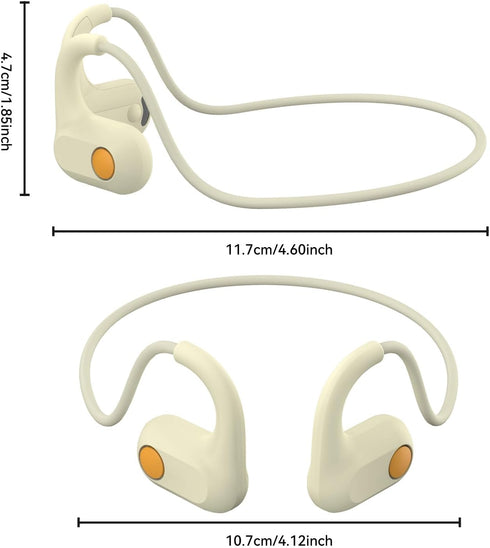 ANCwear Kids Headphones, Open Ear Headphones Wireless Bluetooth, Kids Earbuds with Mic, Ultra-Light and Safe for Everyday Use,10H Playtime Ear Hea...