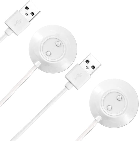 Rose Charger, Replacement Rose Standing Base Dock Station, Magnetic Fast Charging USB Cable Charger for Rose - 2 Pack, 2.5Ft...