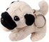 Cute Realistic Pug Stuffed Animal Dog Puppy Plush Toy, Lifelike Pug Plush Doll Backpack Handbag Pandent Gift...