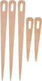 Wooden Big Eye Knitting Needles Kit, 5PCS DIY Wooden Big Eye Knitting Needles Tapestry Weaving Crafts Tools......