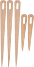 Wooden Big Eye Knitting Needles Kit, 5PCS DIY Wooden Big Eye Knitting Needles Tapestry Weaving Crafts Tools......