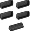 uxcell 5pcs DVI Video Silicone Port Anti Dust Protectors Cap Cover 23mmx8mm Black...